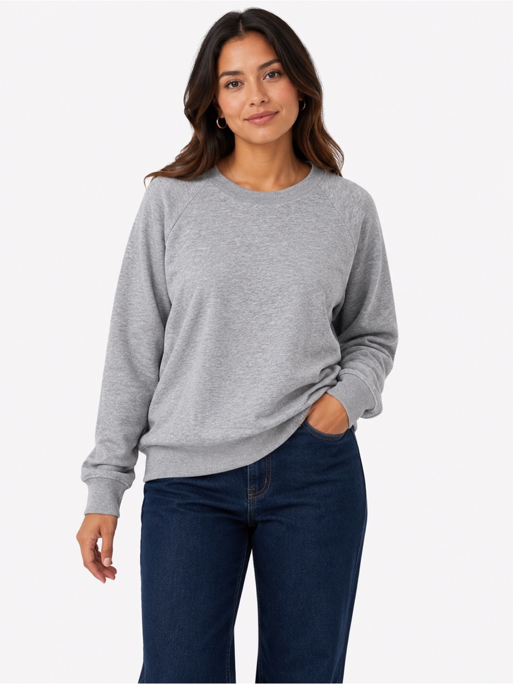 Colsie Heather Gray Fleece Sweatshirt – Size XL